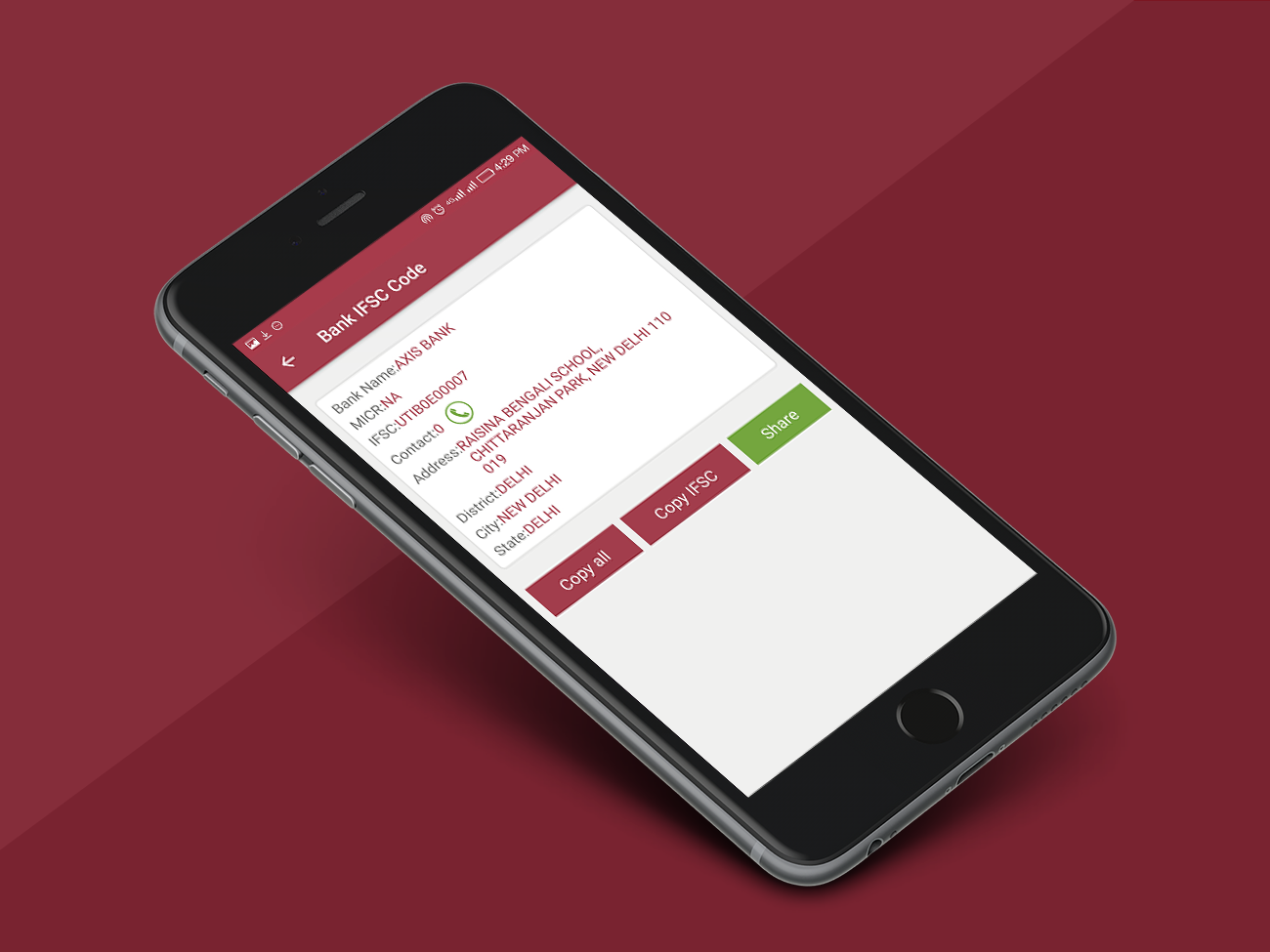 All India Bank IFSC Code gallery image