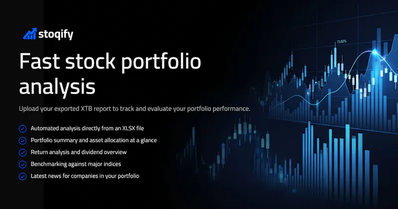 stoqify - fast stock portfolio analysis screenshot 2