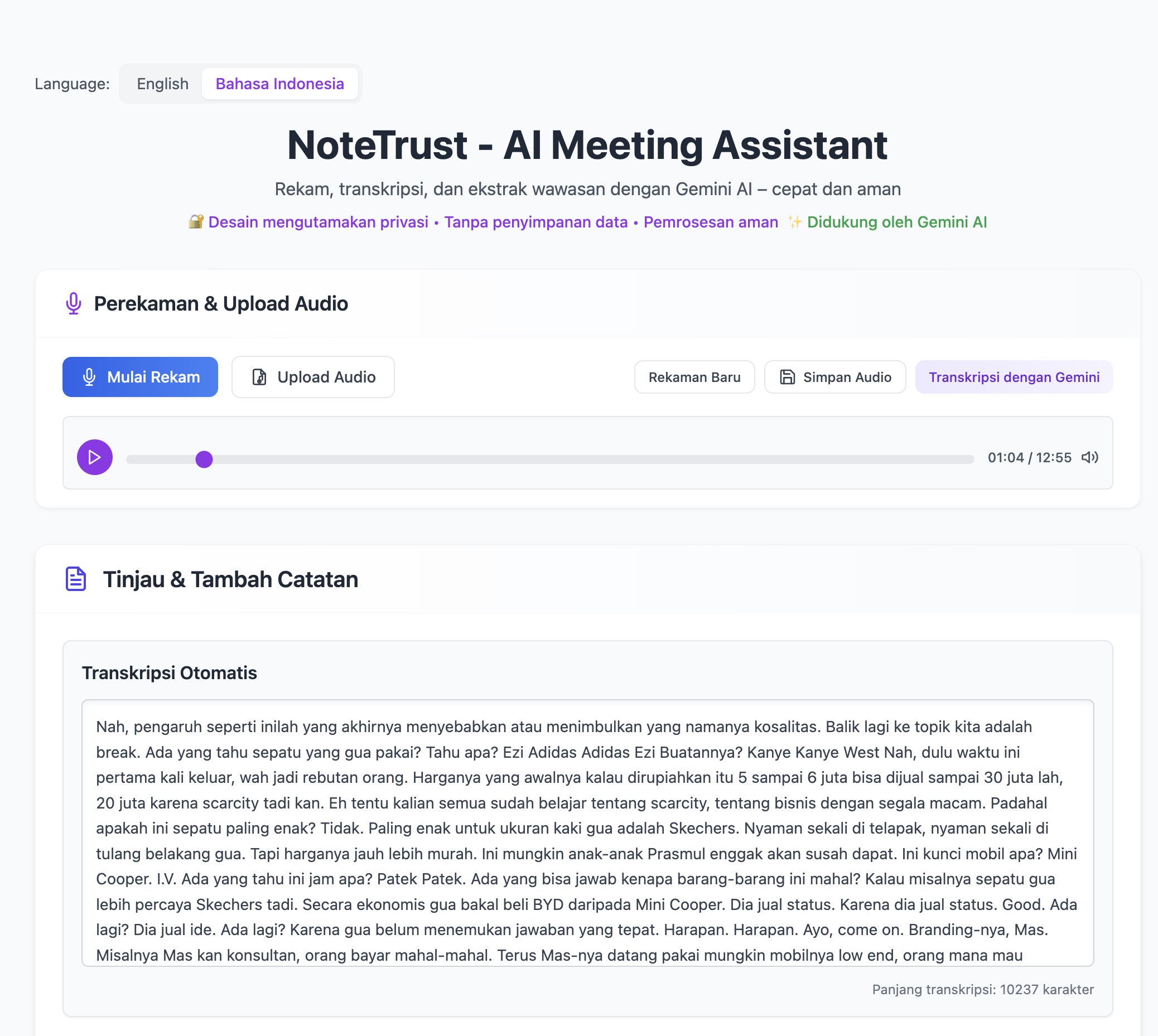 Note Trust media 1