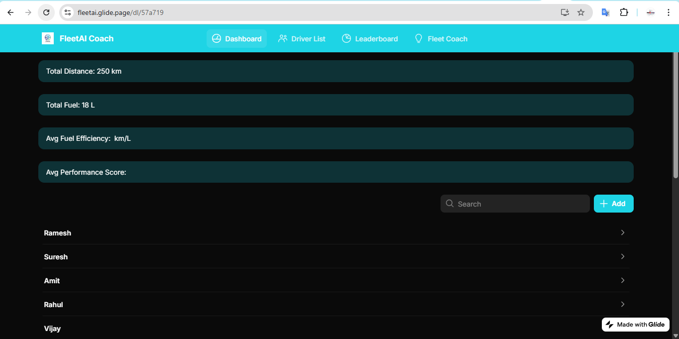 AIPowered Driver Coaching Tool for Fleet gallery image