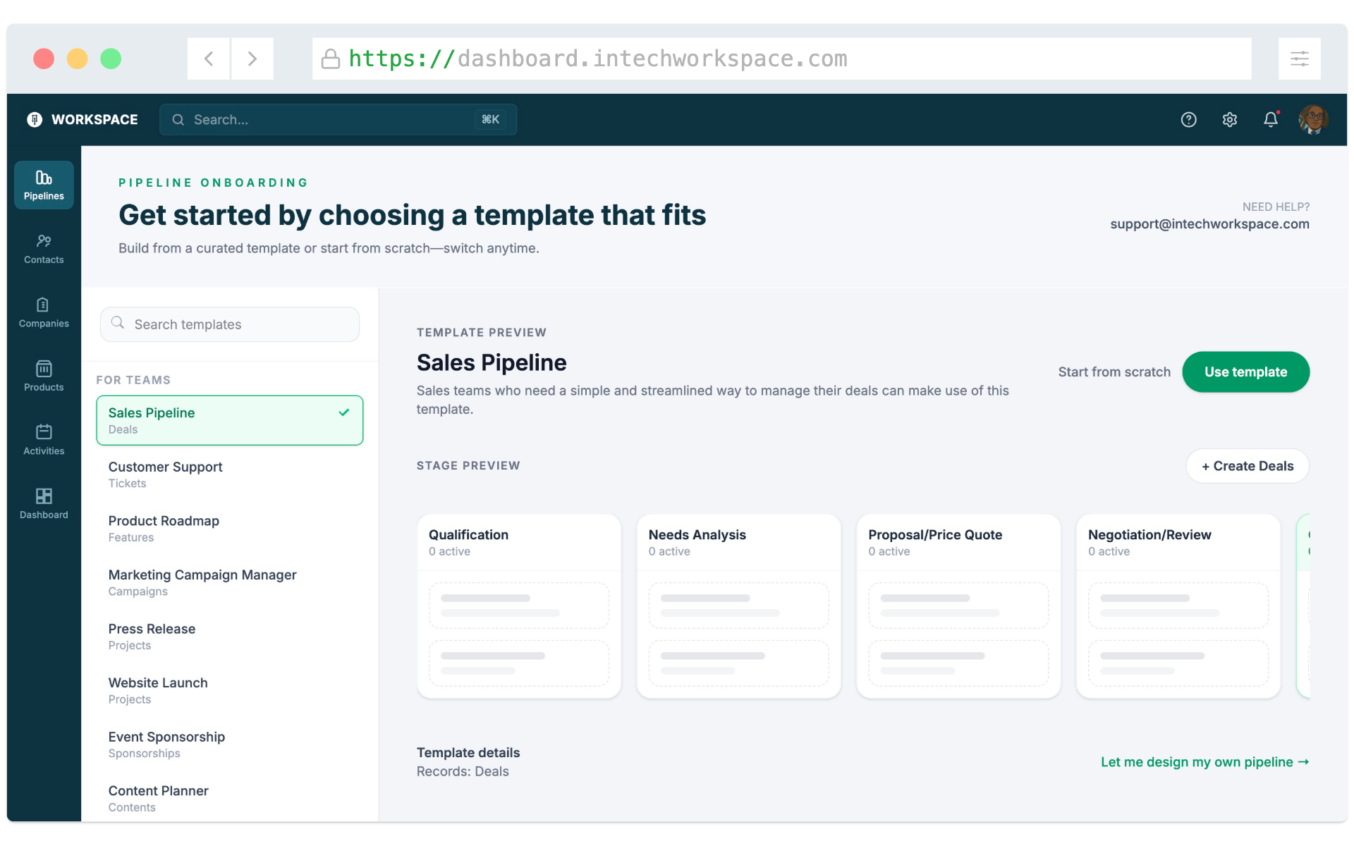 iNTECH Workspace - Screenshot 5 showing product features and functionality