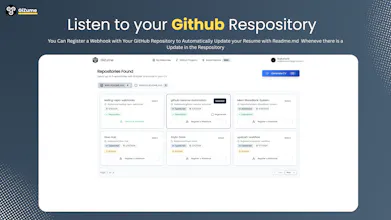 GiZume: GitHub to ATS-Ready Resume(Beta) gallery image