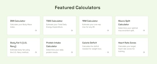 FitCalcStack gallery image