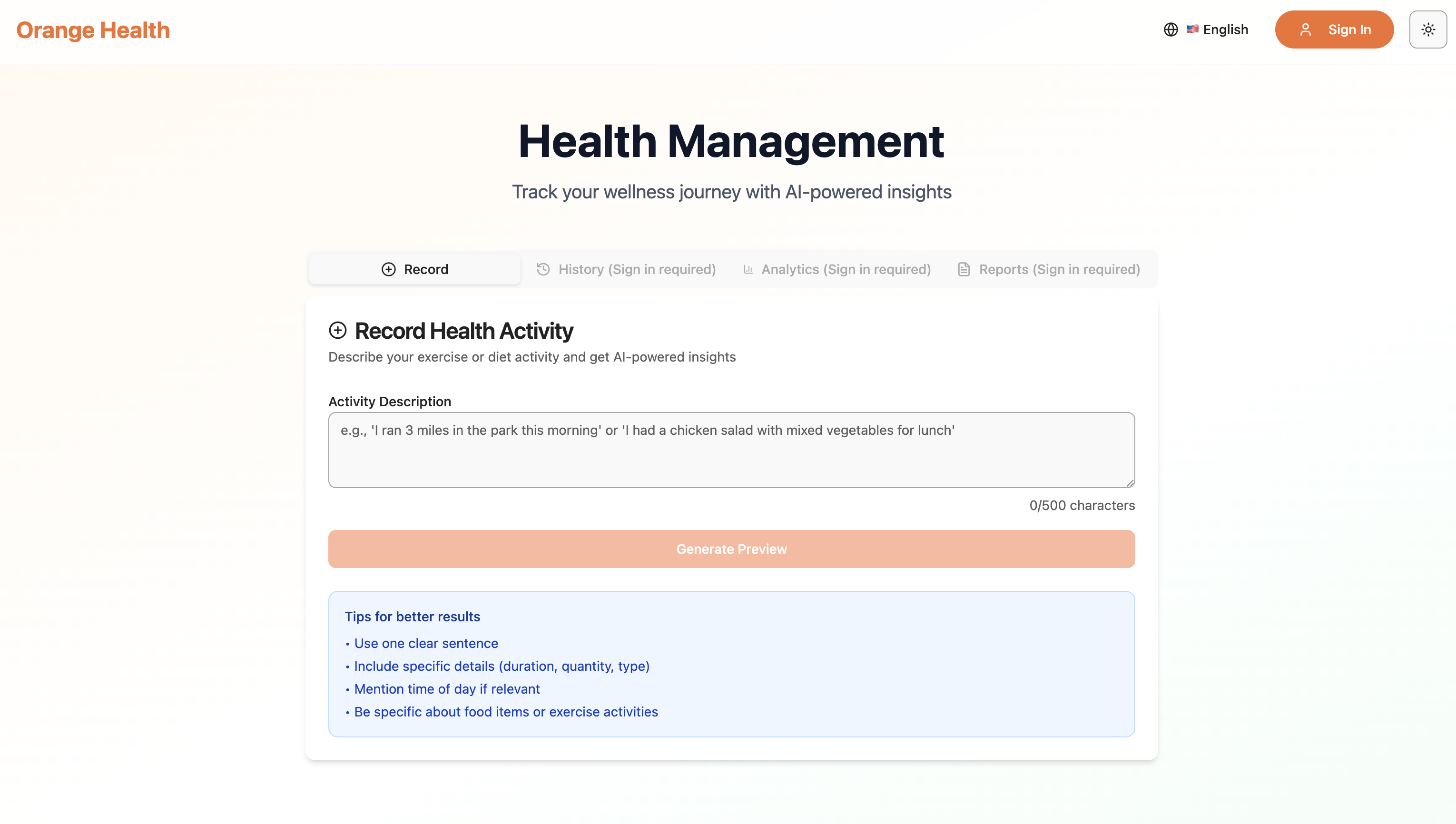 Orange Health gallery image