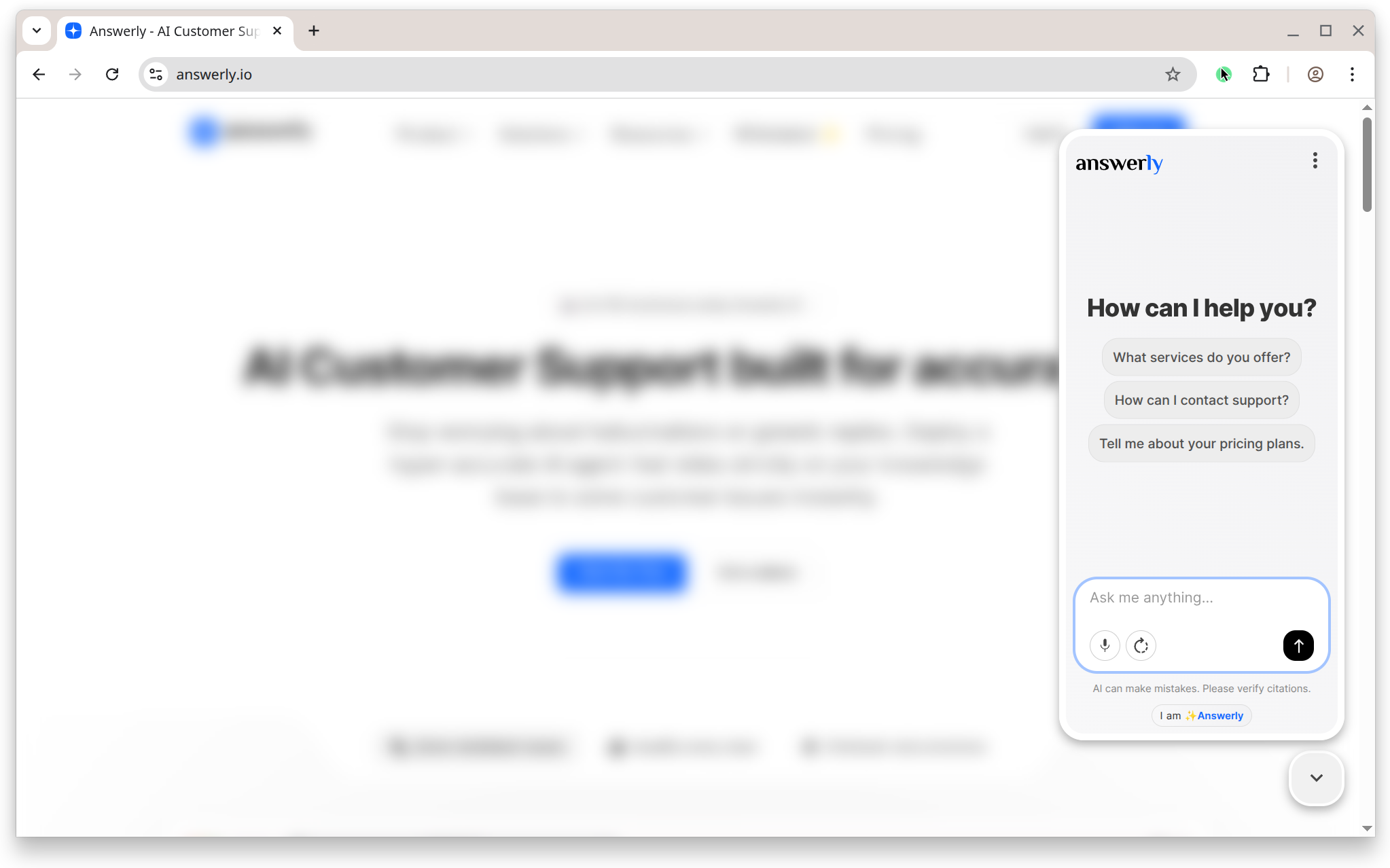 Answerly - Screenshot 2 showing product features and functionality