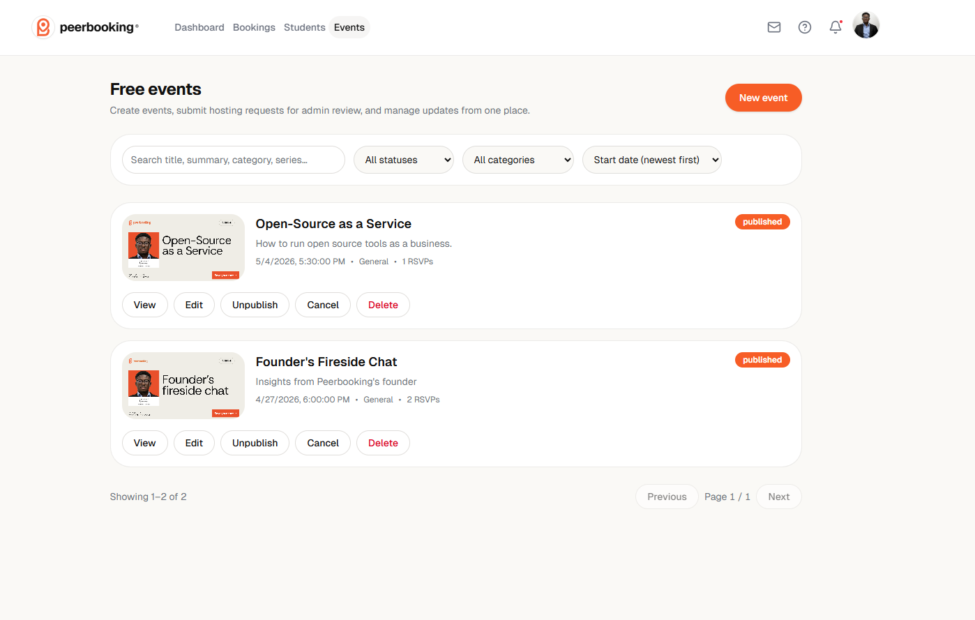 peerbooking gallery image