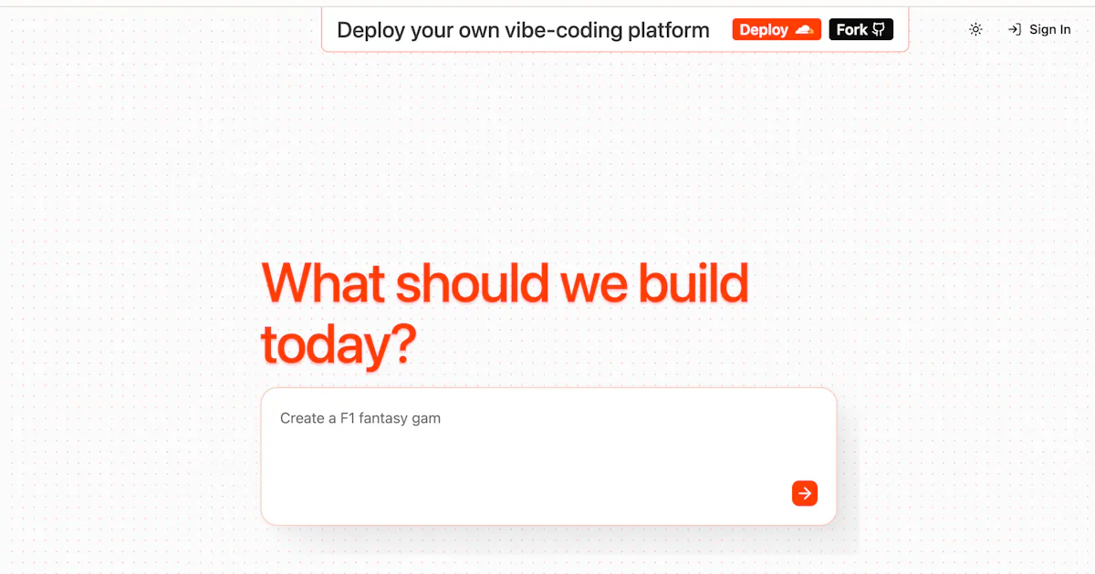 VibeSDK by CloudFlare