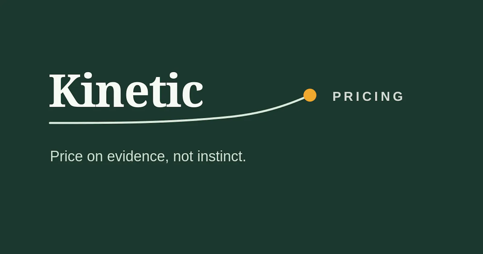 Kinetic Pricing screenshot 2