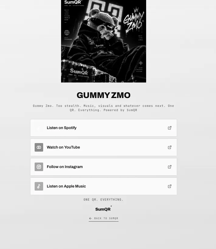 SumQR screenshot
