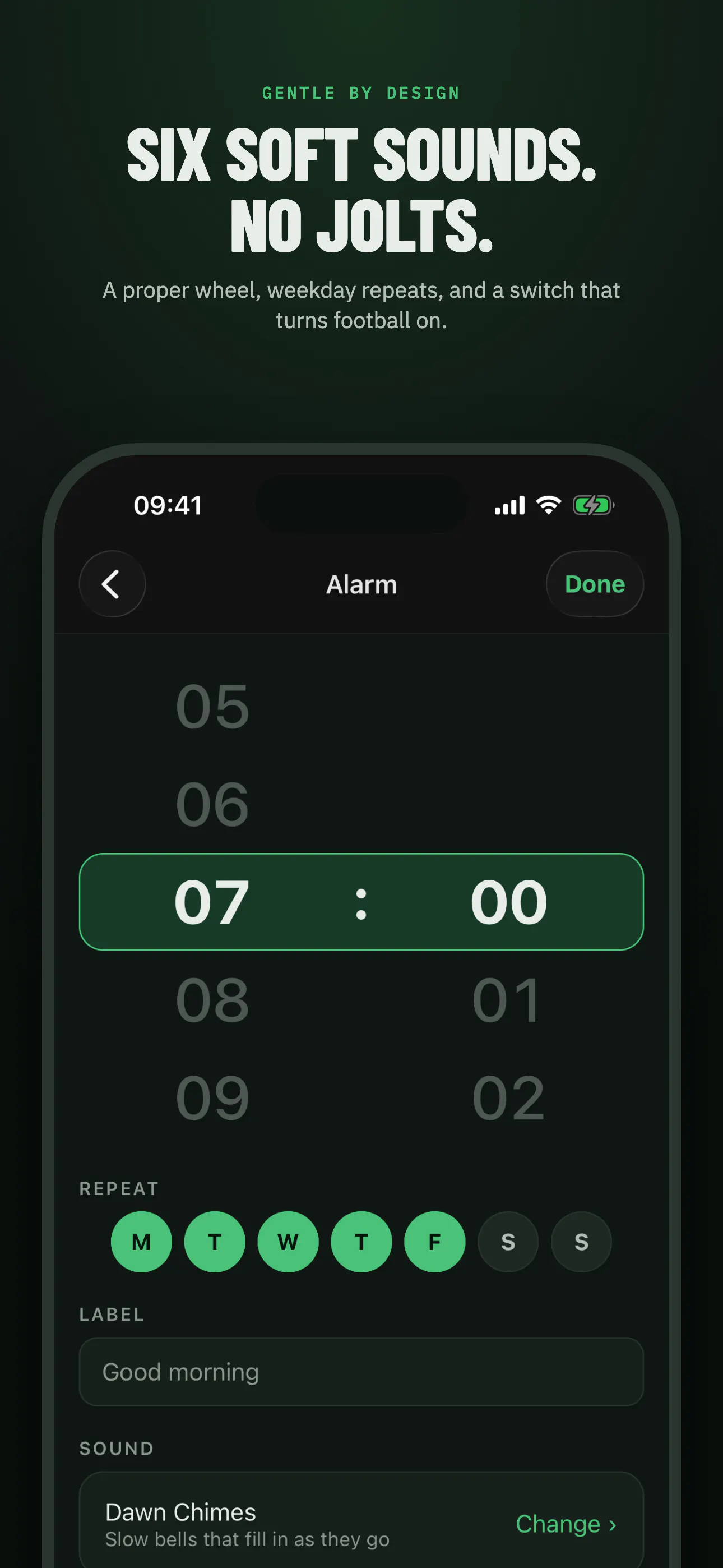 The Football Alarm Clock gallery image