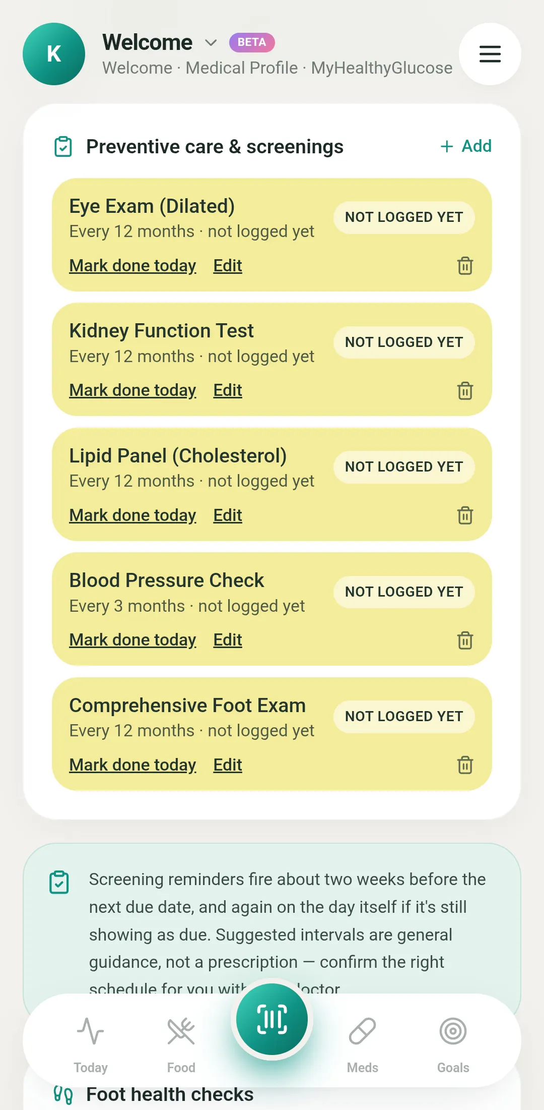 MyHealthyGlucose - Diabetes Tracker gallery image