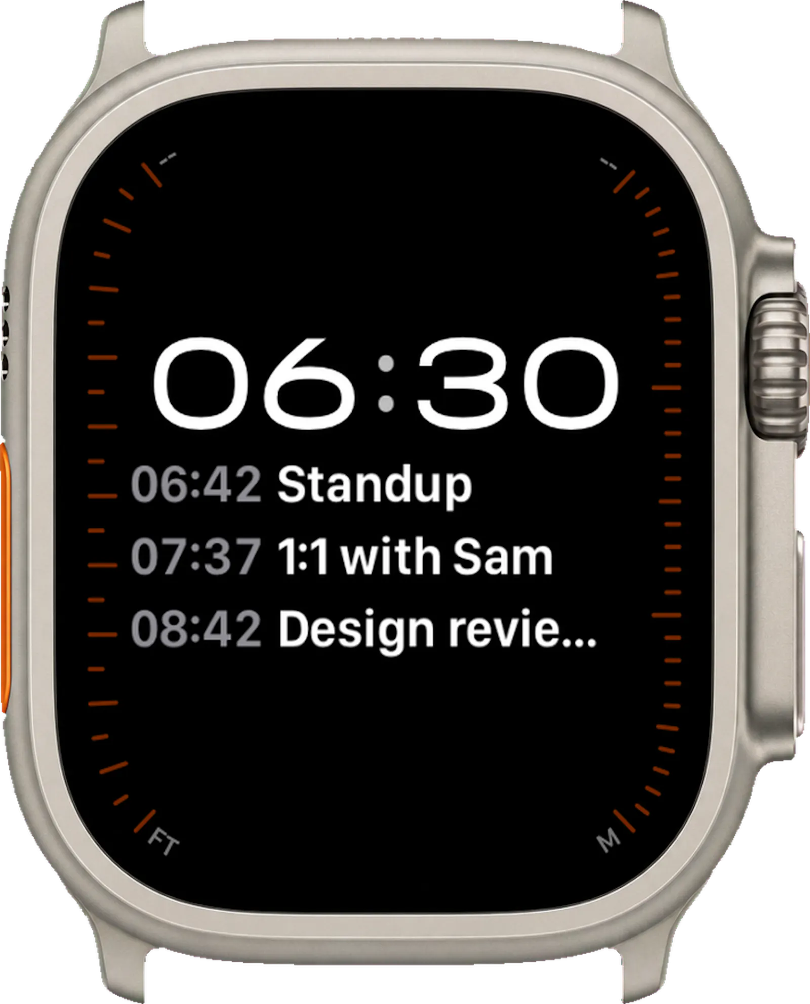3-Line Calendar screenshot 1