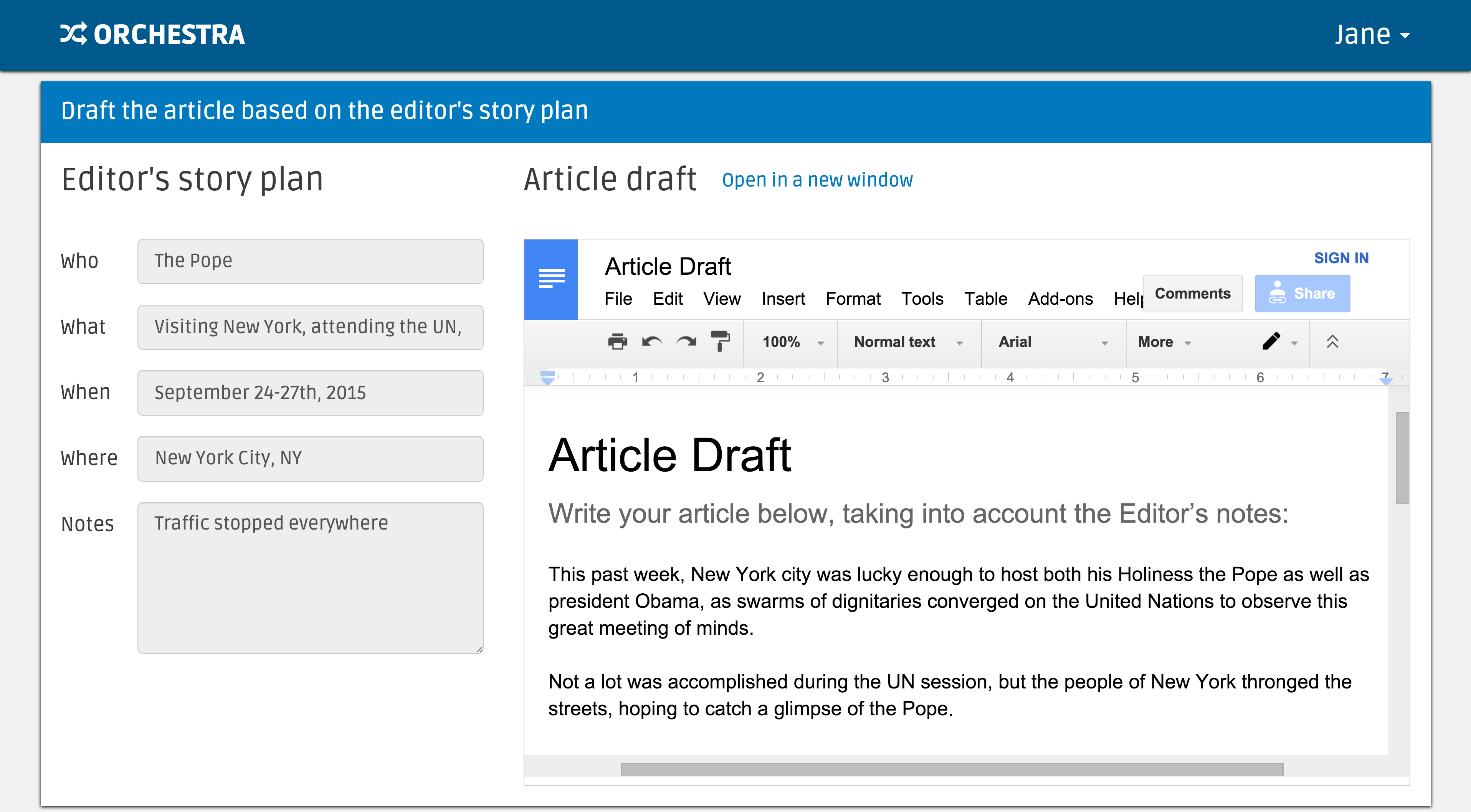 Orchestra gallery image