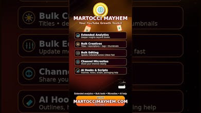 Analytics + Content for YouTube creators gallery image