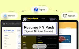 Resume FN Pack (Notion + Figma + Framer) media 1