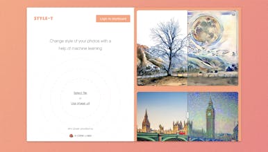 Artistic Style Transfer online gallery image