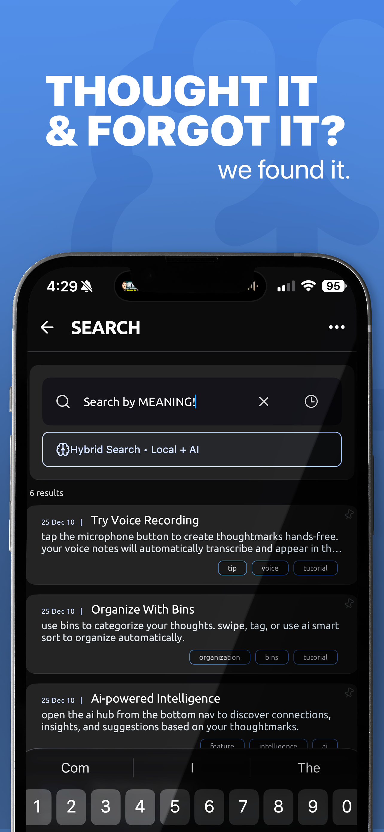 Thoughtmarks: Capture Ideas gallery image