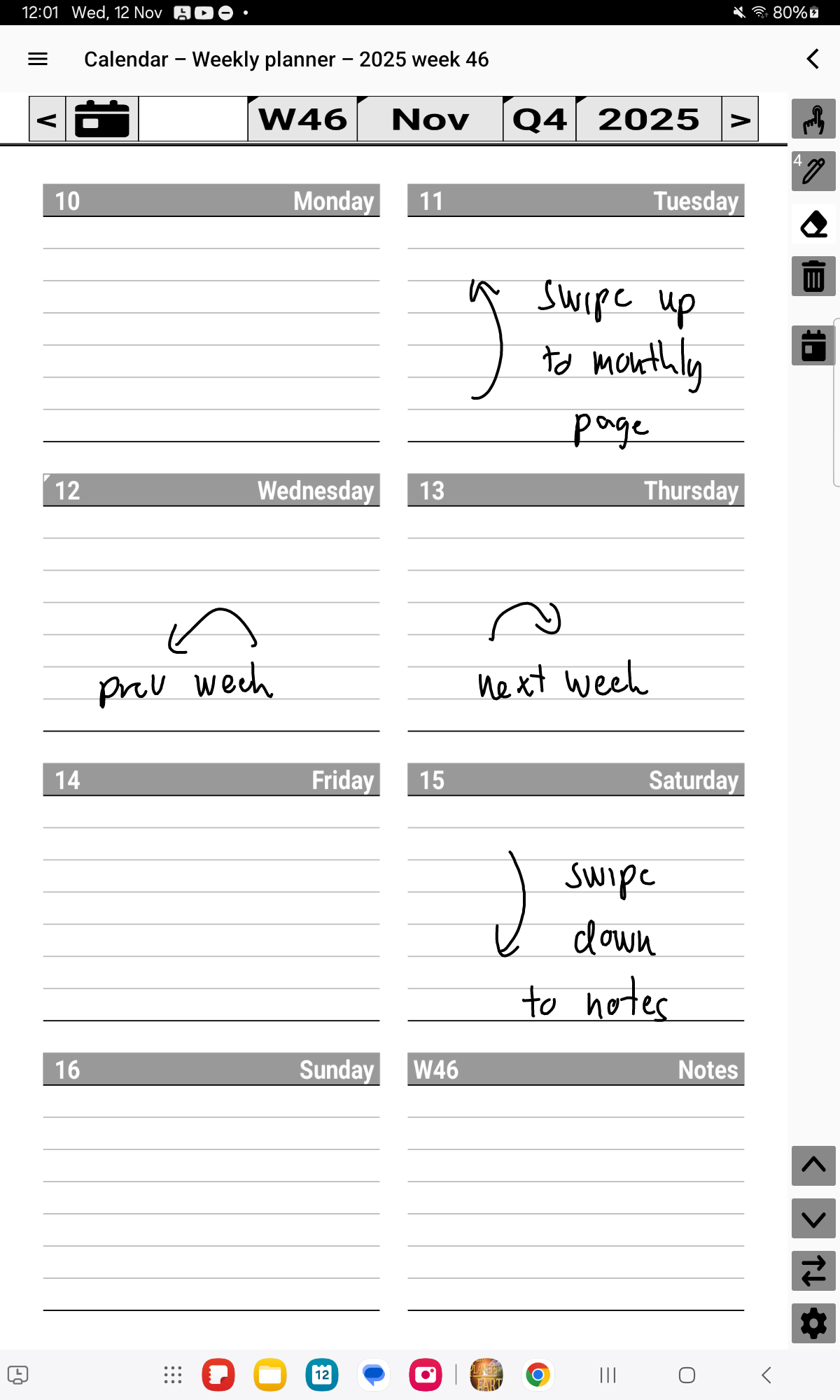 Scribble Calendar - your digital planner - Screenshot 4 showing product features and functionality