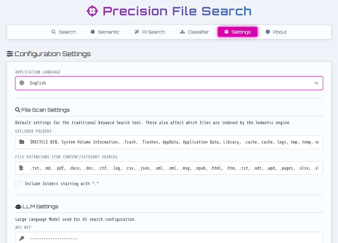 Média Recherche de fichiers de précision - Fichier rapide de bureau alimenté par AI et plate-forme de recherche de fichiers 7