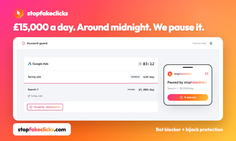 stopfakeclicks screenshot 3
