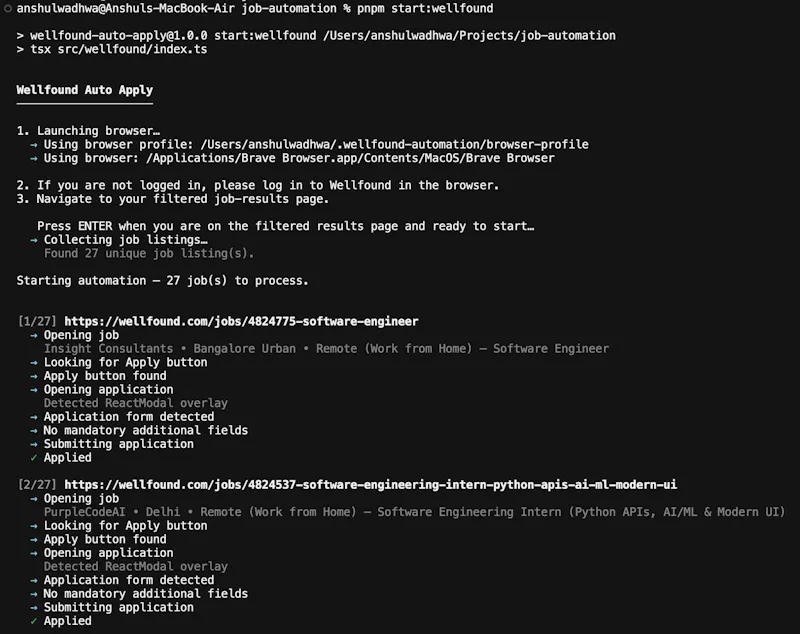 Job Auto Apply screenshot 1
