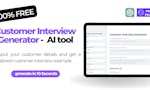 Customer Interview Generator image