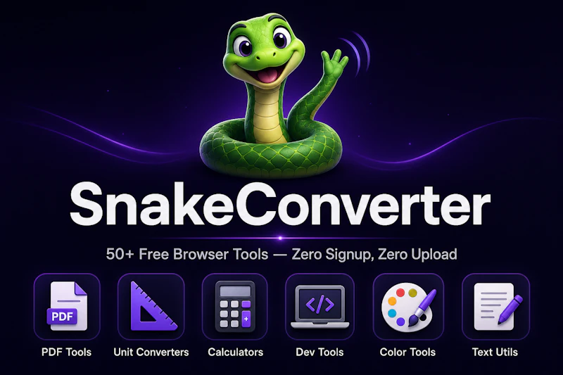 SnakeConverter-Online Tools & Converters screenshot 1