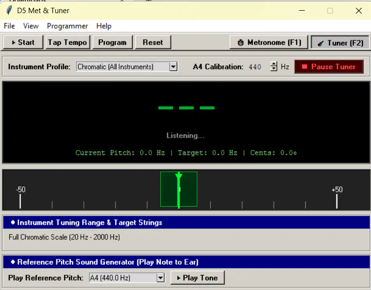 d5 Metronome and tuner gallery image
