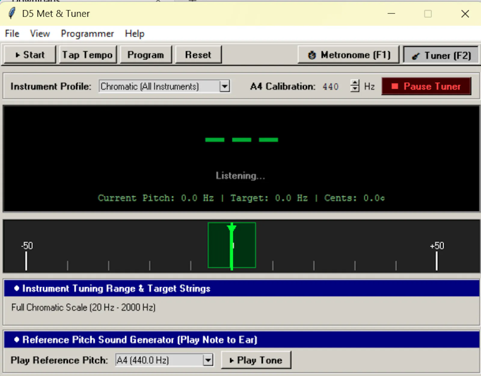 d5 Metronome and tuner screenshot 4