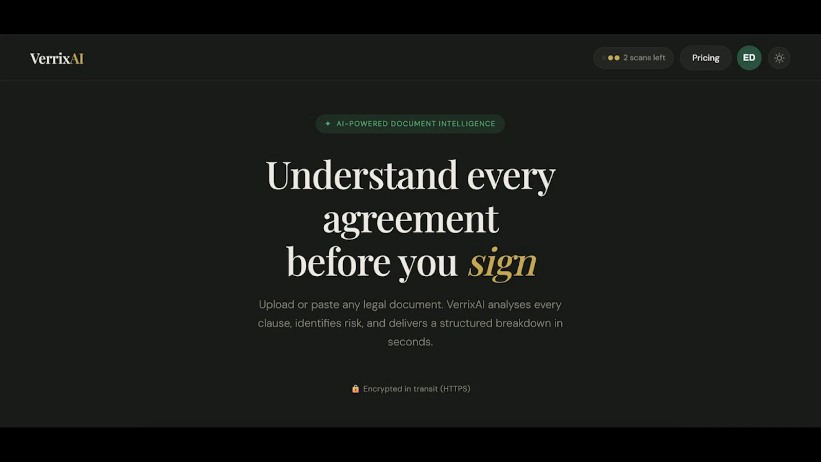 VerrixAI screenshot 1 (video preview)
