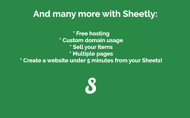 Sheetly gallery image