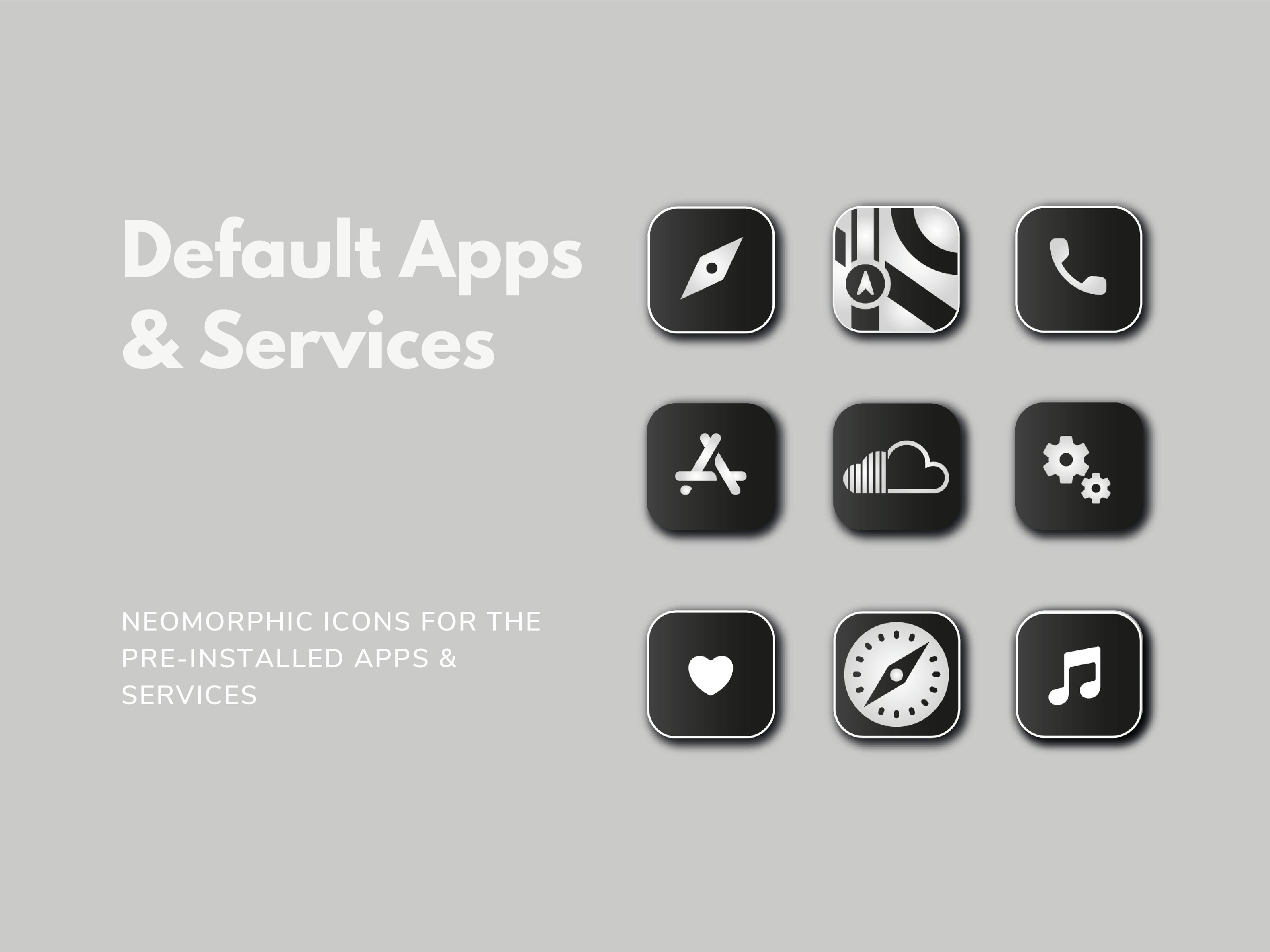 New iOS 14 - Neomorphic Design Icon Pack gallery image