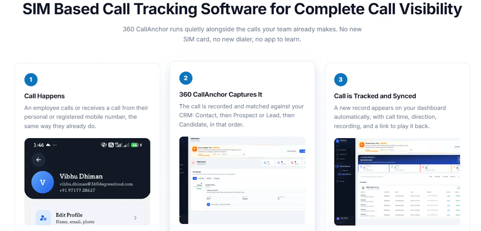 360 CallAnchor screenshot 2