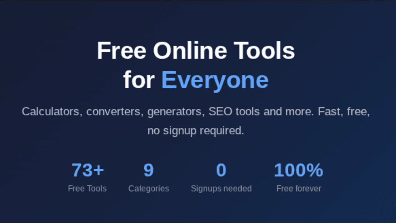 ToolCentrix — Free Online Tools product