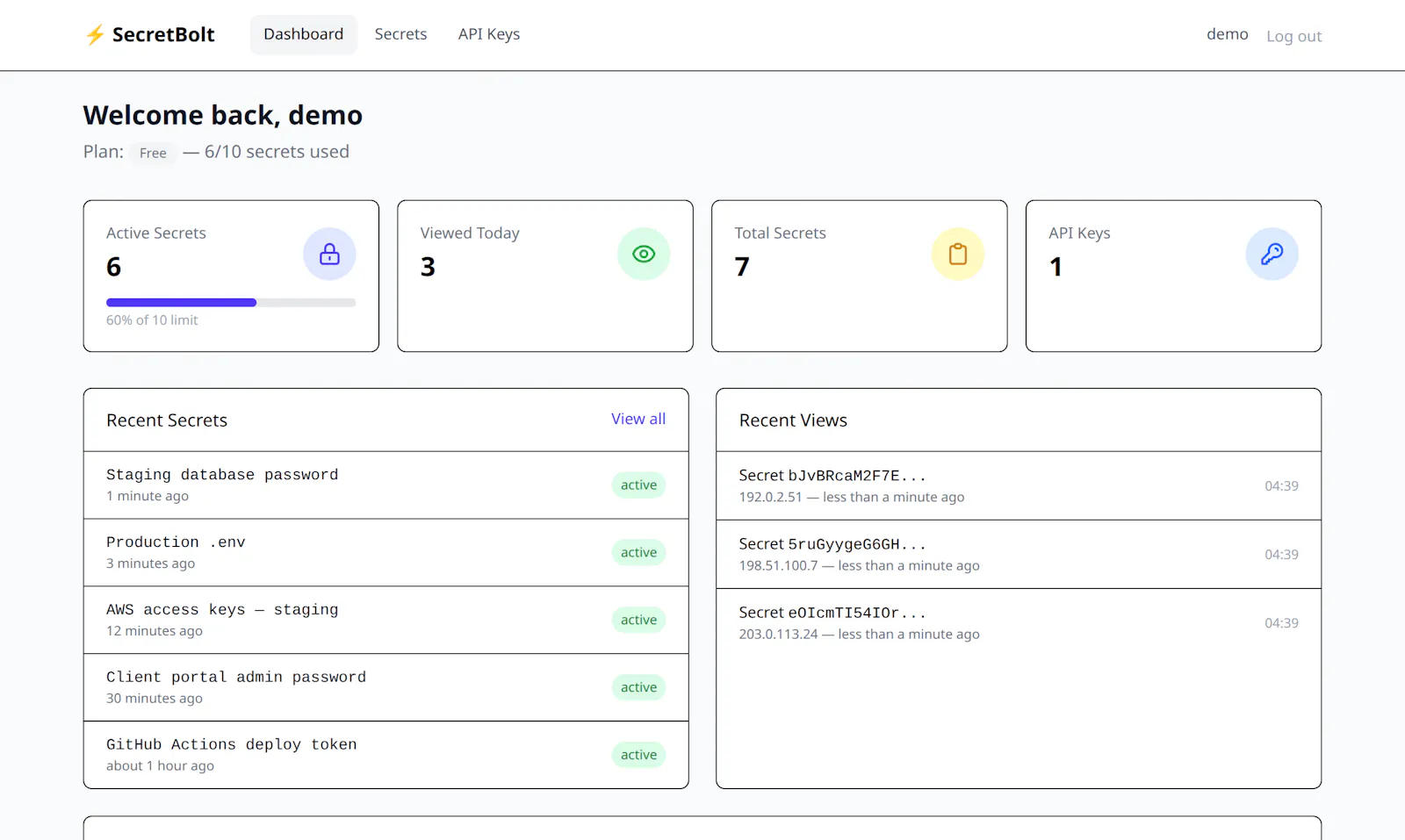SecretBolt screenshot 6