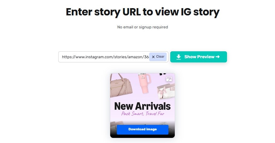 Instagram Story Viewer screenshot 1