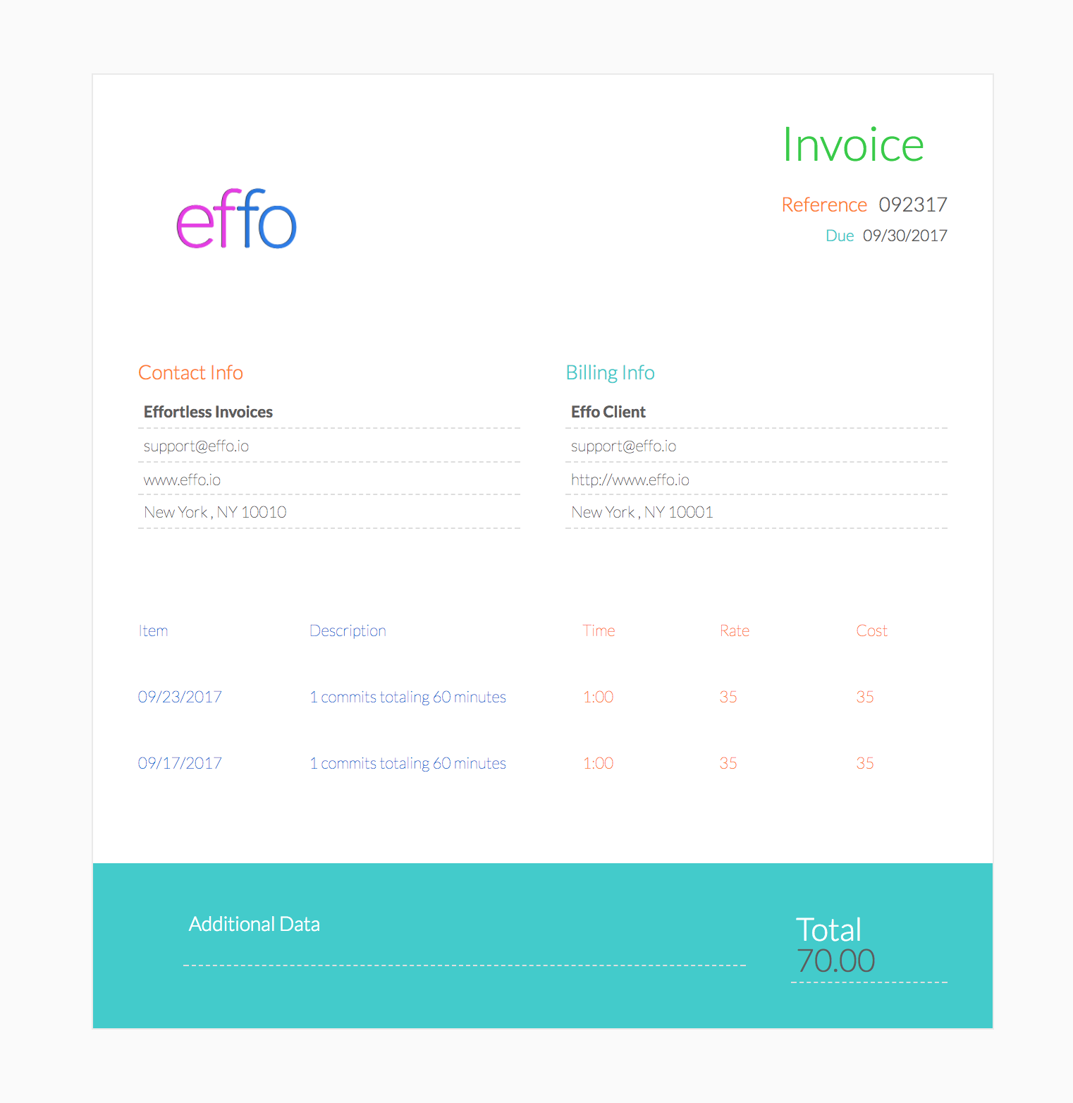 Effortless Invoices gallery image