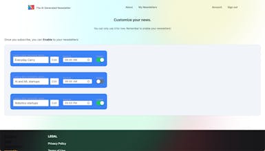 Custom Daily Newsletters gallery image