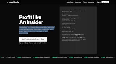Insider Signal AI gallery image