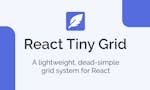 React Tiny Grid image