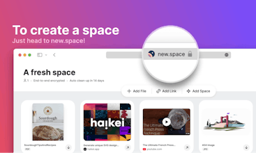 Discover a simpler, safer, and sleeker way to curate your digital space on new.space