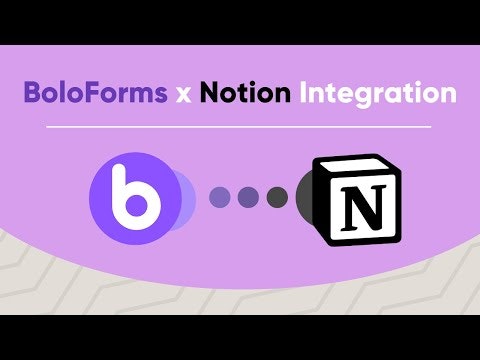 BoloForms Notion Integration gallery image
