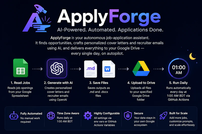 ApplyForge screenshot 1