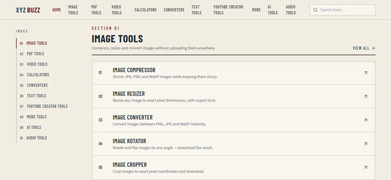 XYZBuzFree OnlineTools for EverydayTasks gallery image