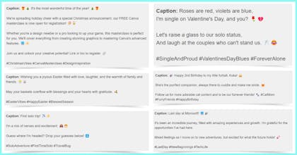 Social Media Caption Generator gallery image