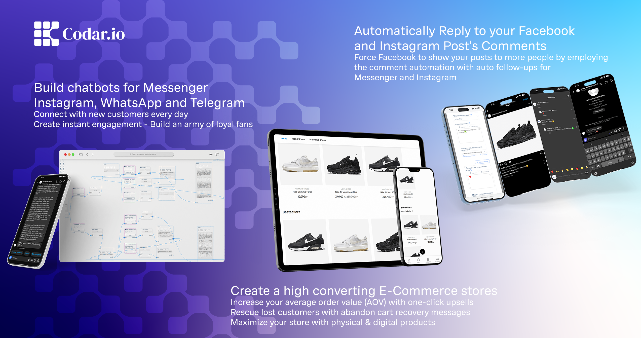 Codar.io - İşletmeniz için hepsi bir arada, Oline pazarlama çözümü medya 3