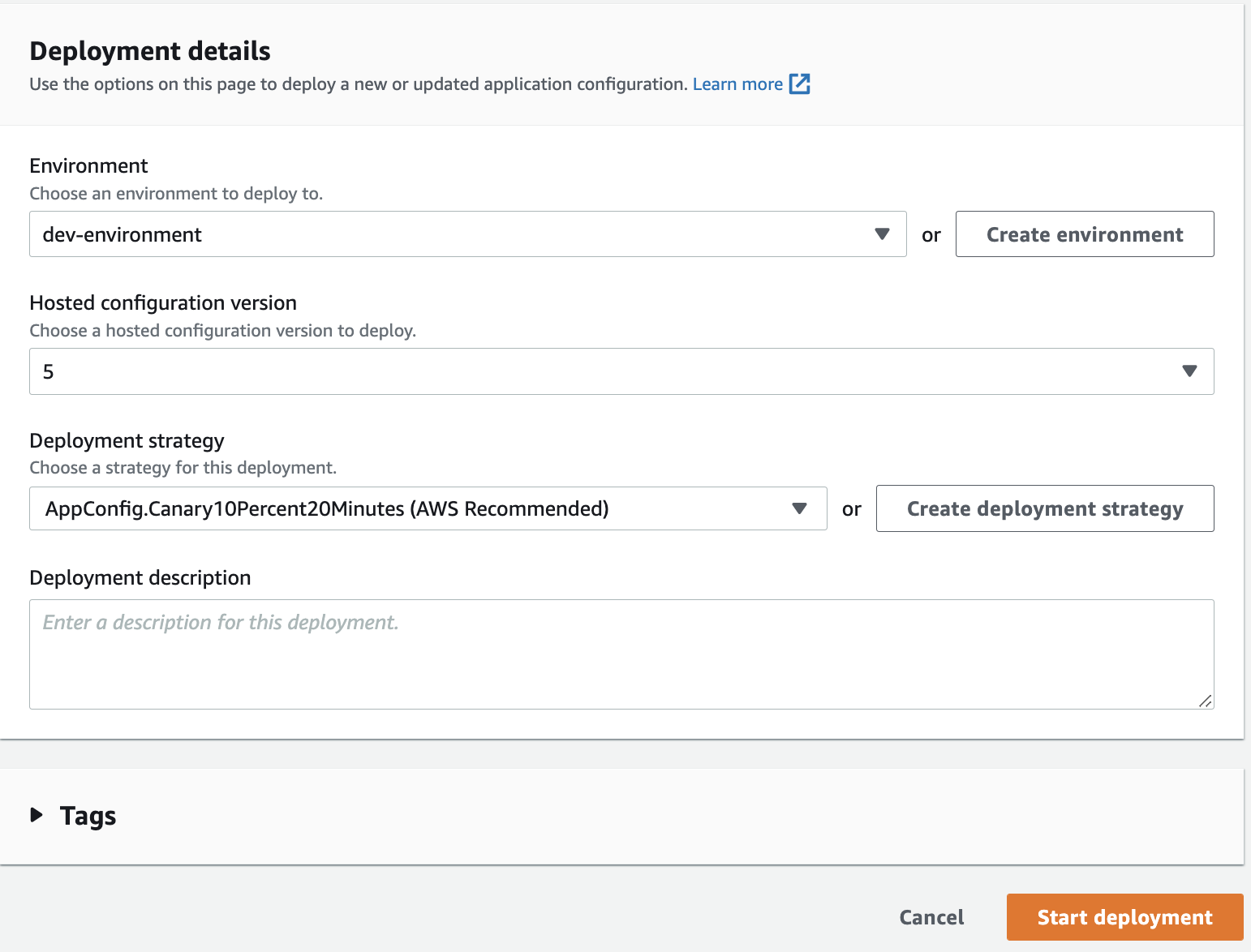 AWS AppConfig Feature Flags gallery image