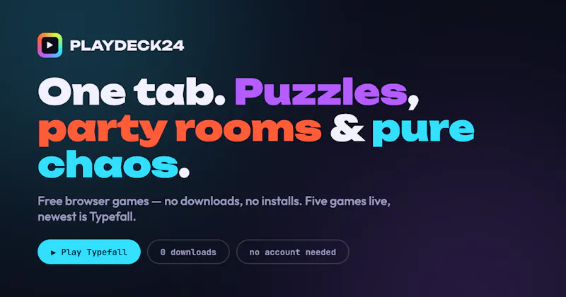 Playdeck24 screenshot 1