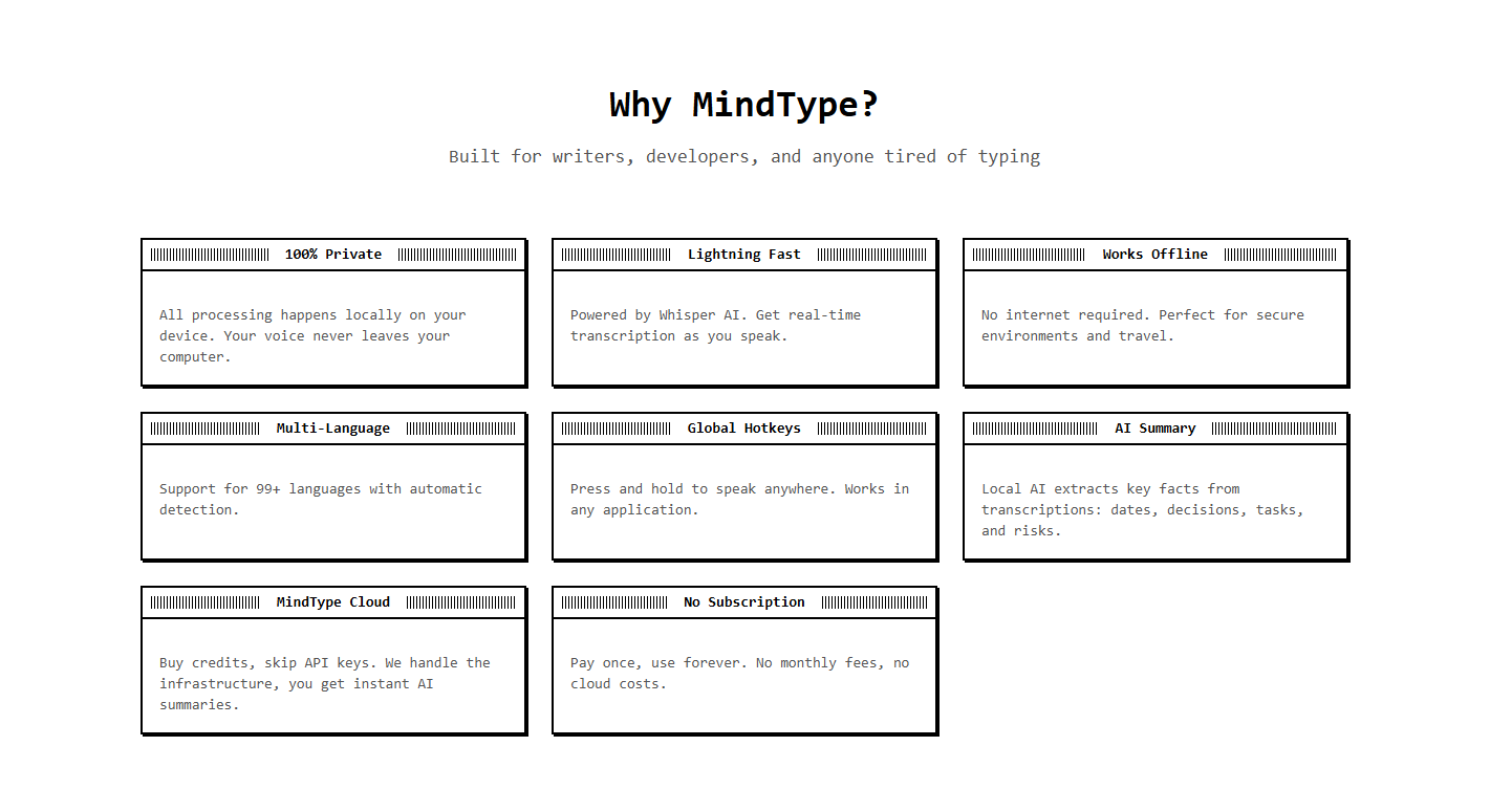 MindType - Screenshot 3 showing product features and functionality