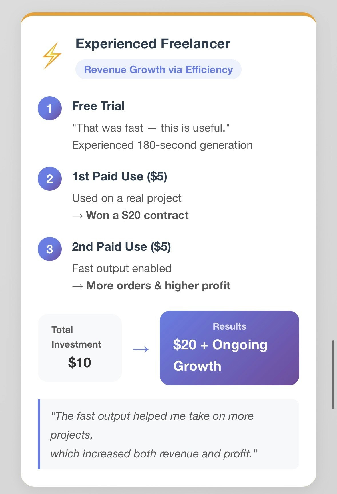 ROI Proposal Generator gallery image